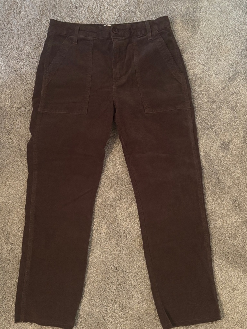 AMO Corduroy Easy Army Trouser Espresso